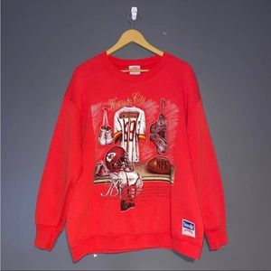 Vintage Kansas City Chiefs Red Sweatshirt